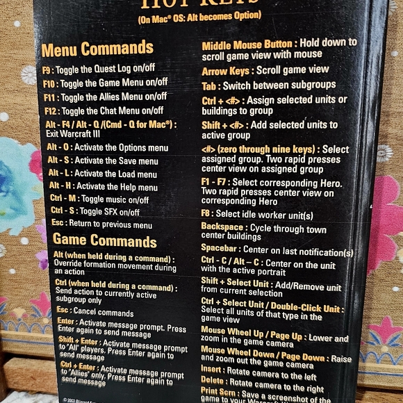 World of Warcraft III 3 Reign of Chaos Game Manual PC Blizzard Entertainment VG - Picture 4 of 5